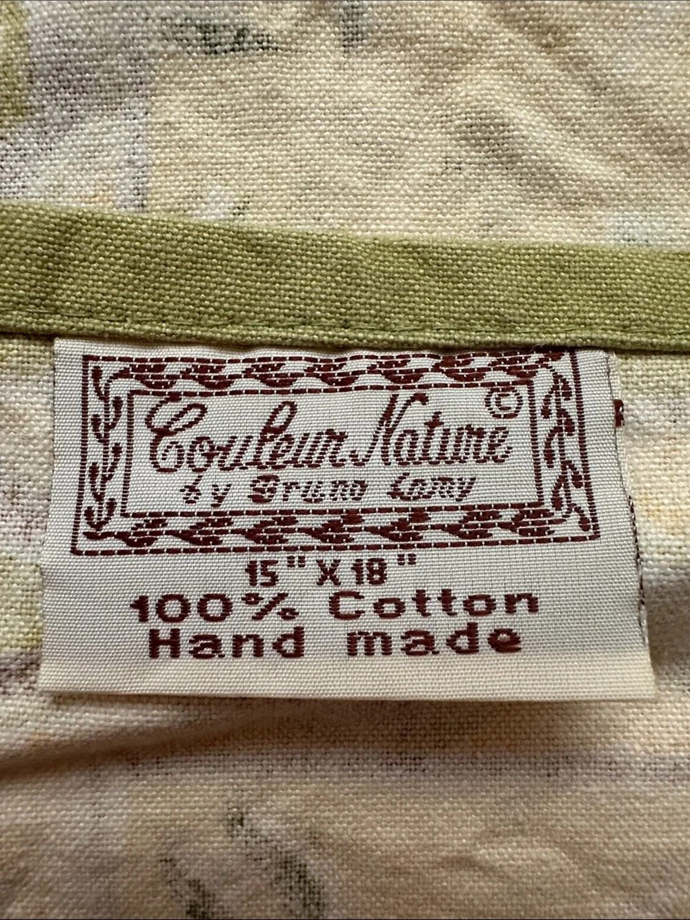 Set of 4 Couleur Nature Olive Tree Placemats Yellow/Green Designed by Bruno Lamy